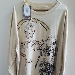 XXL Antih Denim long sleeve shirt